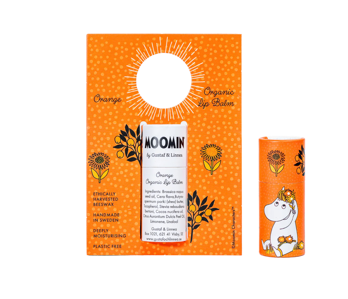 Moomin by G&L - Läppcerat av bivax med apelsin - 4