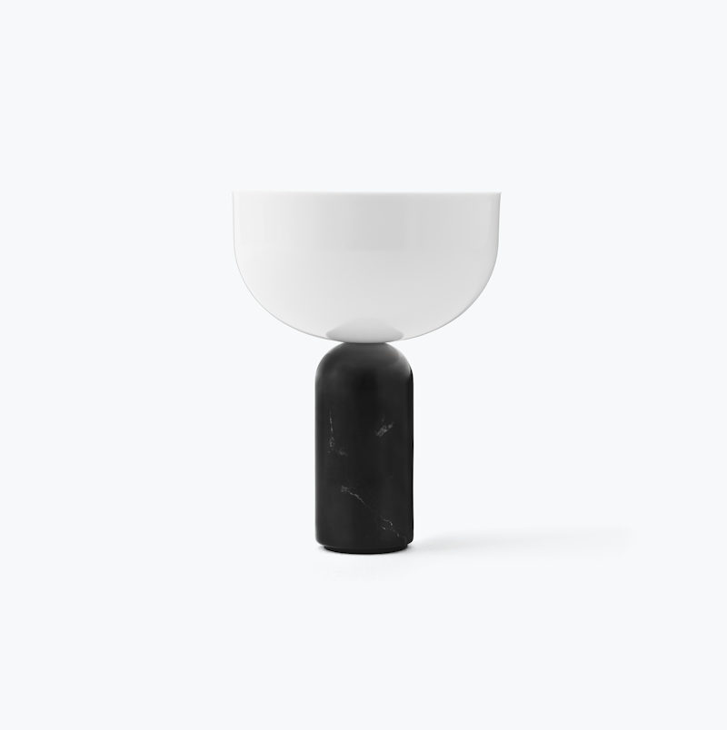 Kizu portable bordslampa - Black Marble - 3