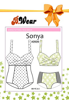 Sonya #0909 Swimwear 80-95 A-I - Paper pattern