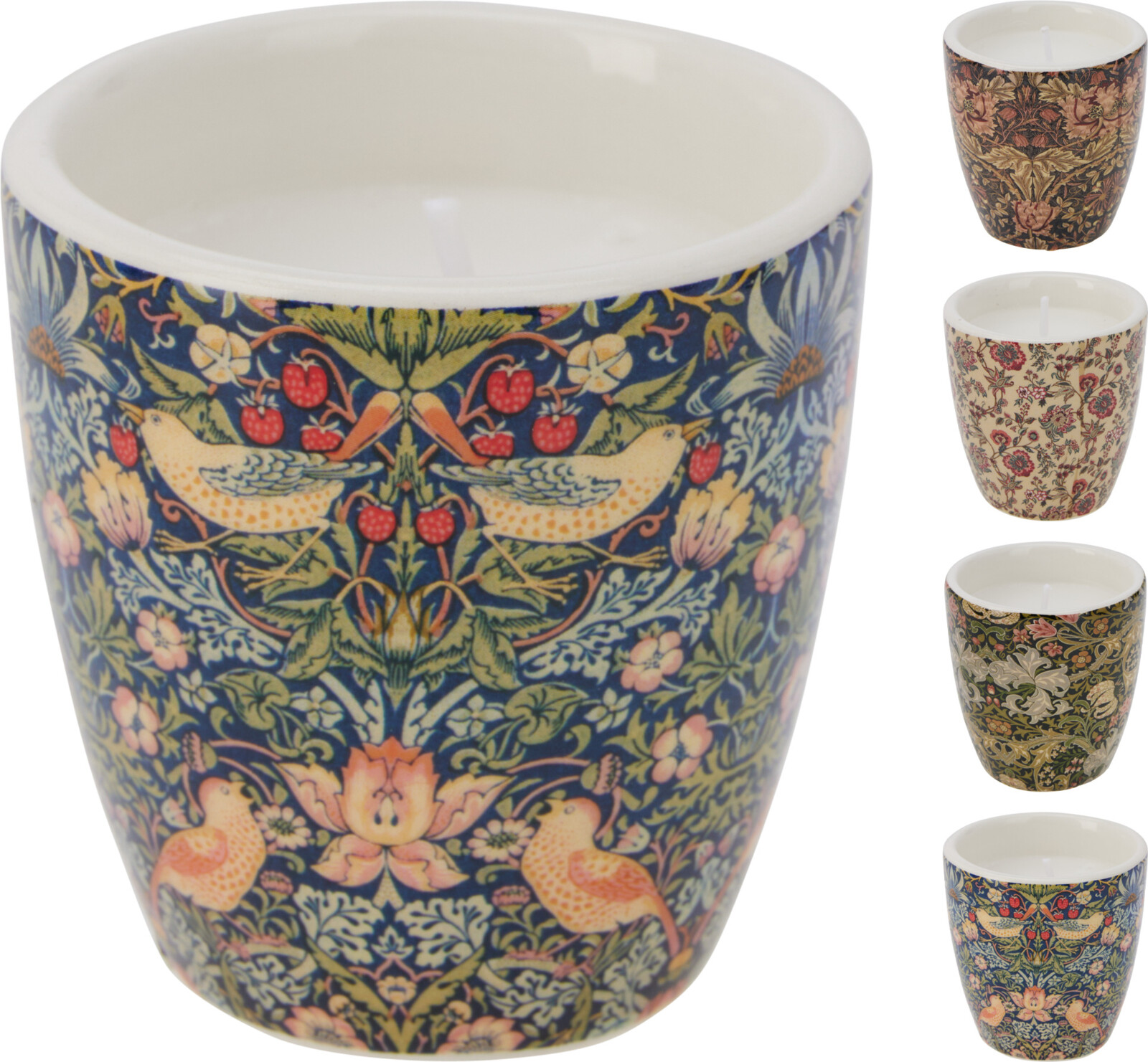 Ljus i keramikglas 8cm