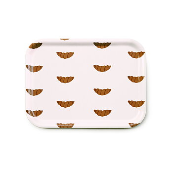 CROISSANT Peach Serving Tray - 27x20 cm