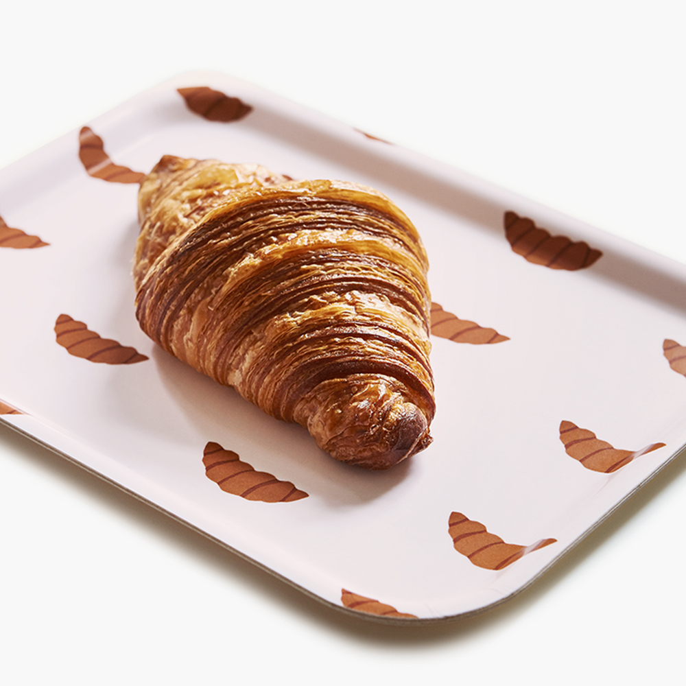 CROISSANT Peach Serving Tray - 27x20 cm - 2