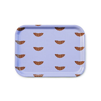 CROISSANT Lilac Serving Tray - 27x20 cm 