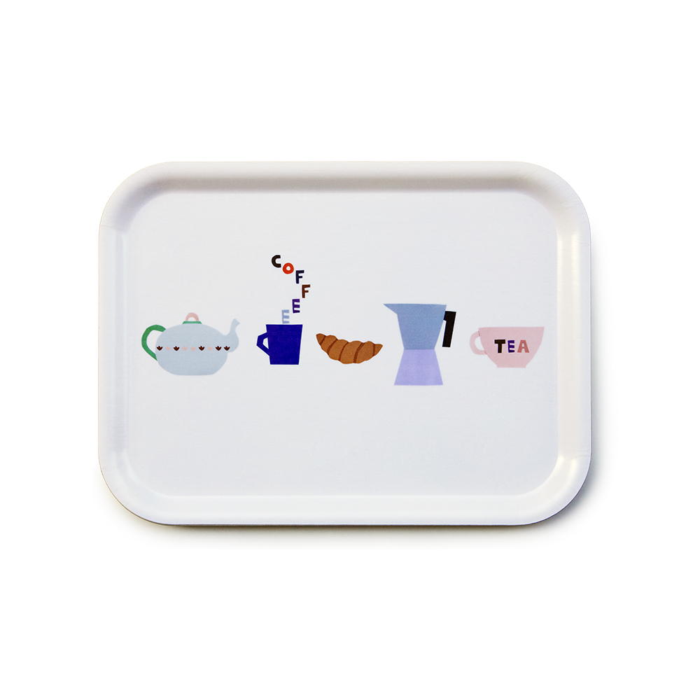 COFFEE & TEA  Serving Tray - 27x20 cm 