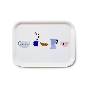 COFFEE & TEA  Serving Tray - 27x20 cm 