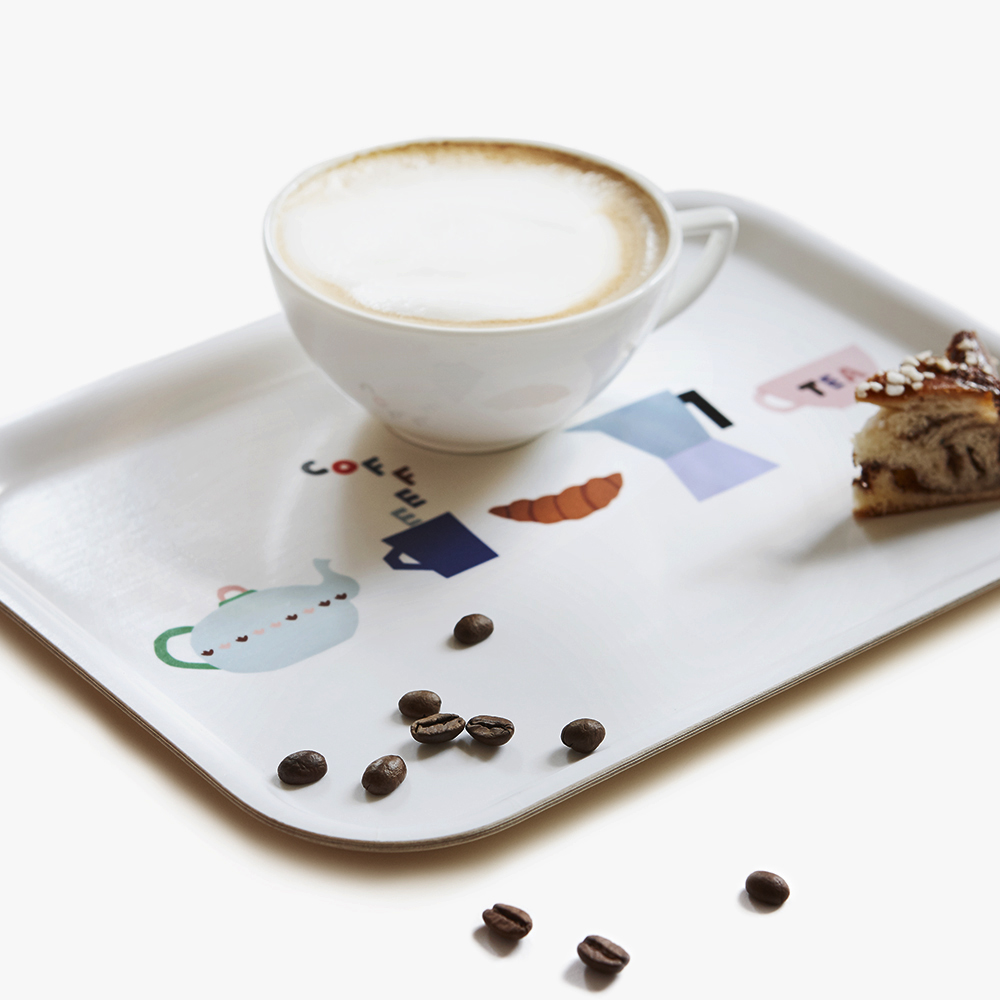 COFFEE & TEA  Serving Tray - 27x20 cm  - 2