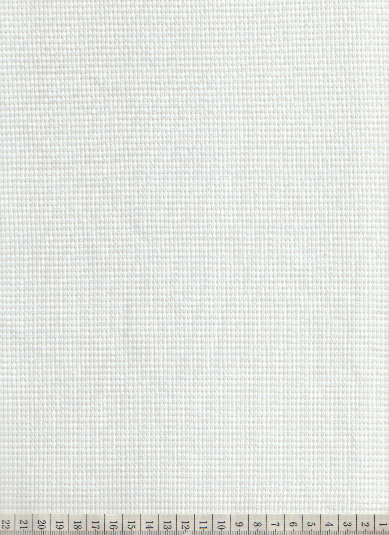 Tyg: Waffle Jersey - Ecru/offvitt