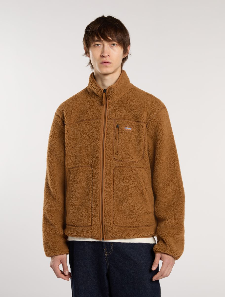 Dickies Mount Hope Fleecetröja Brown Duck