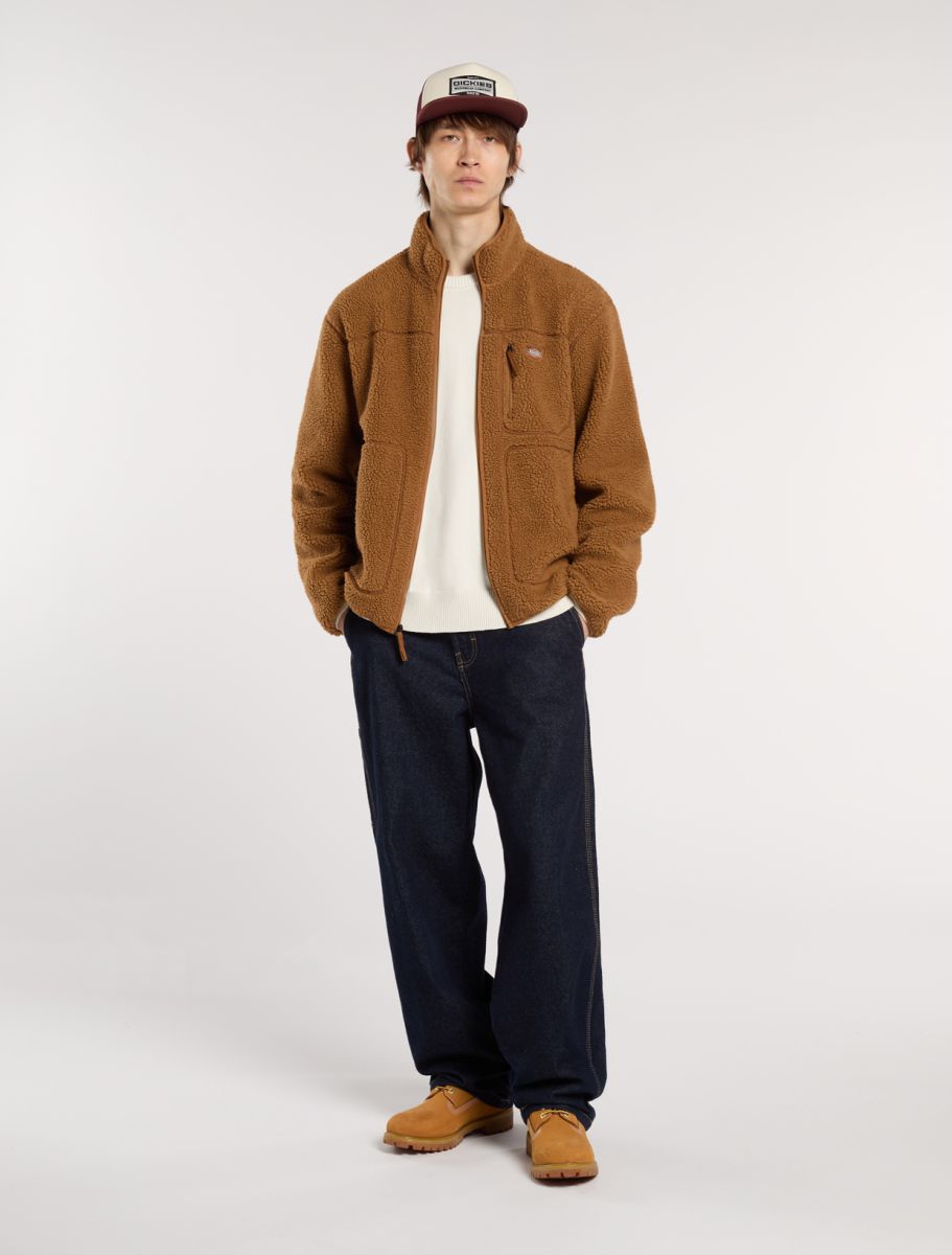 Dickies Mount Hope Fleecetröja Brown Duck - 3