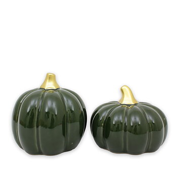 Pumpa keramik grön - stor