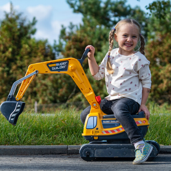FALK Grävmaskin Super Builder 3-7 år - 6