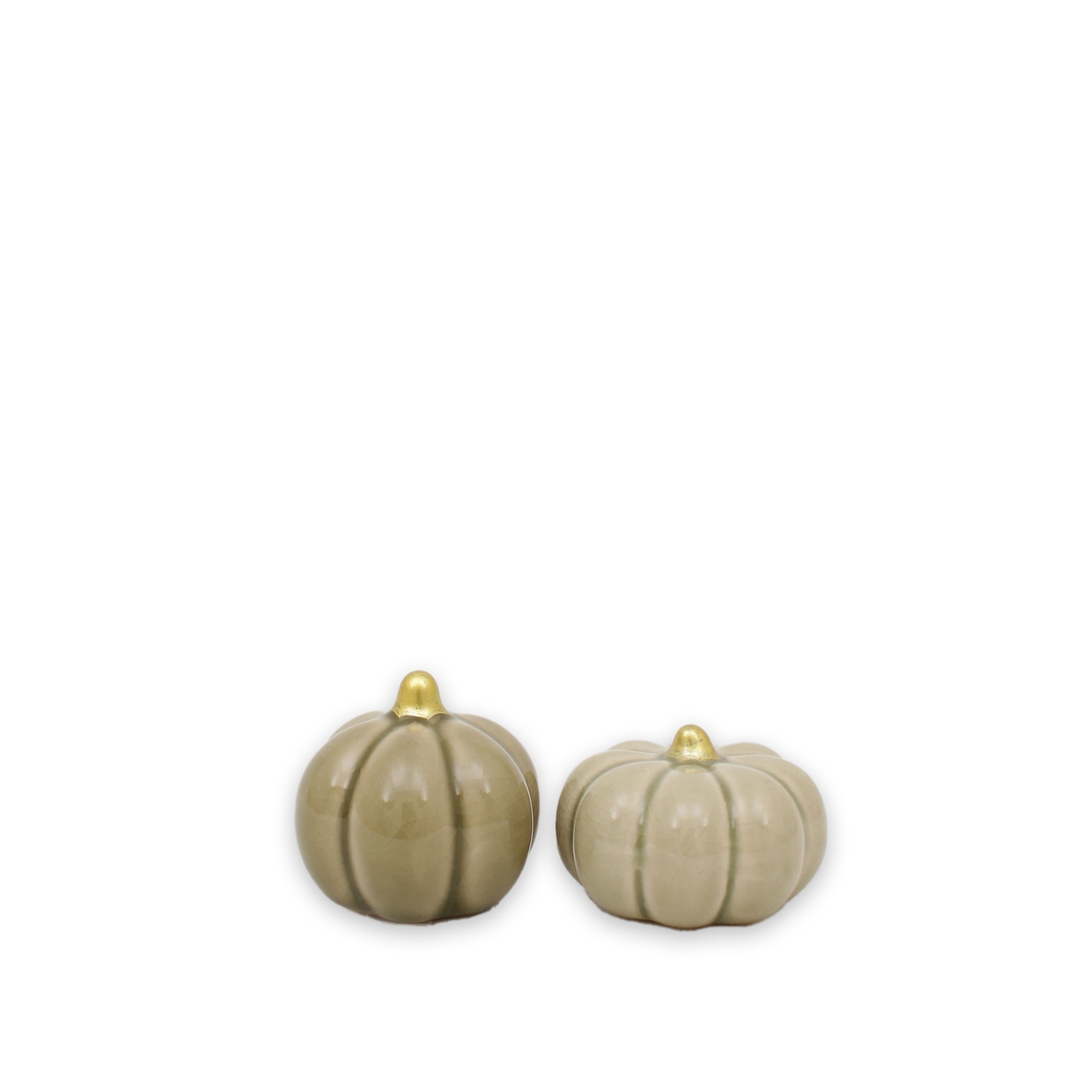 Pumpa keramik sage - liten