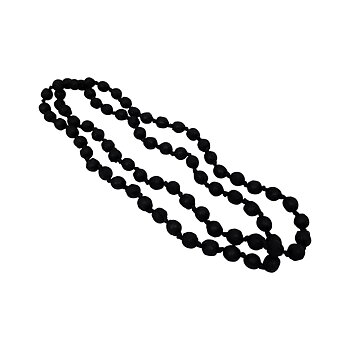 ABIGAIL KNOT NECKLACE BLACK 
