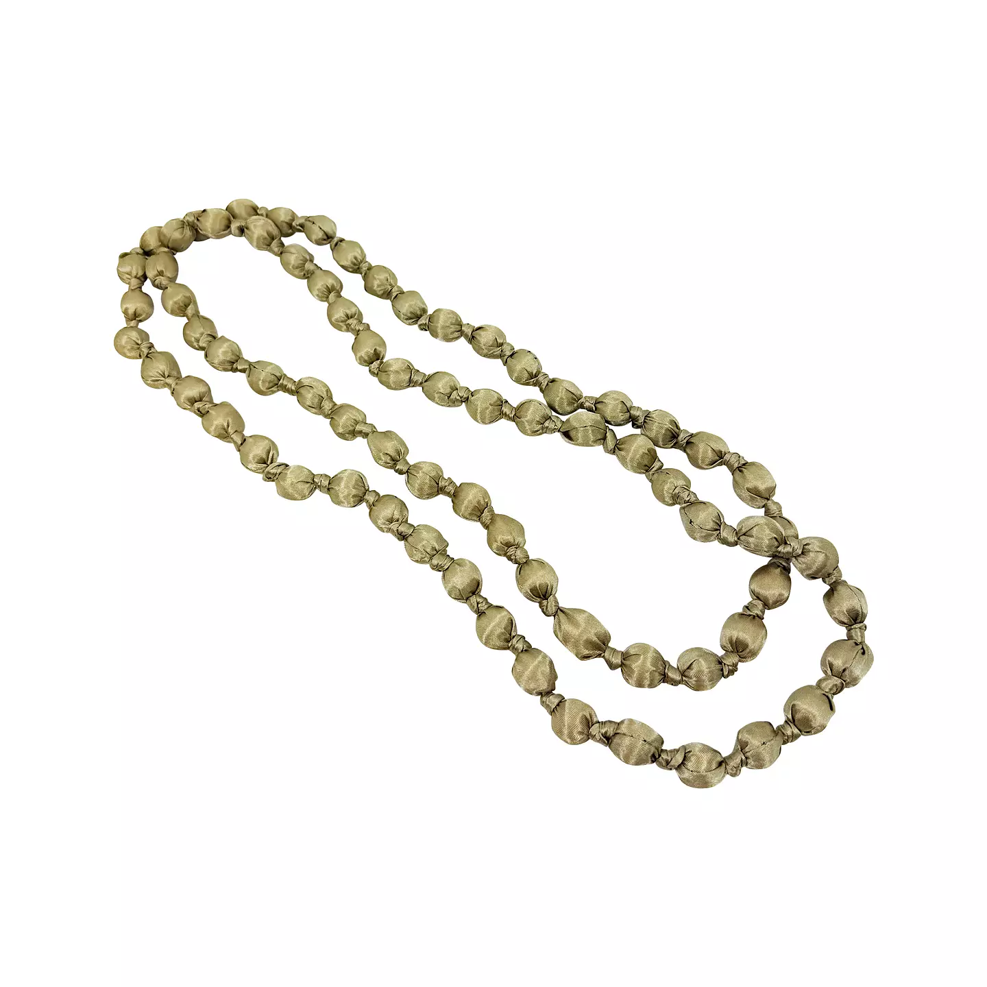 ABIGAIL KNOT NECKLACE BEIGE