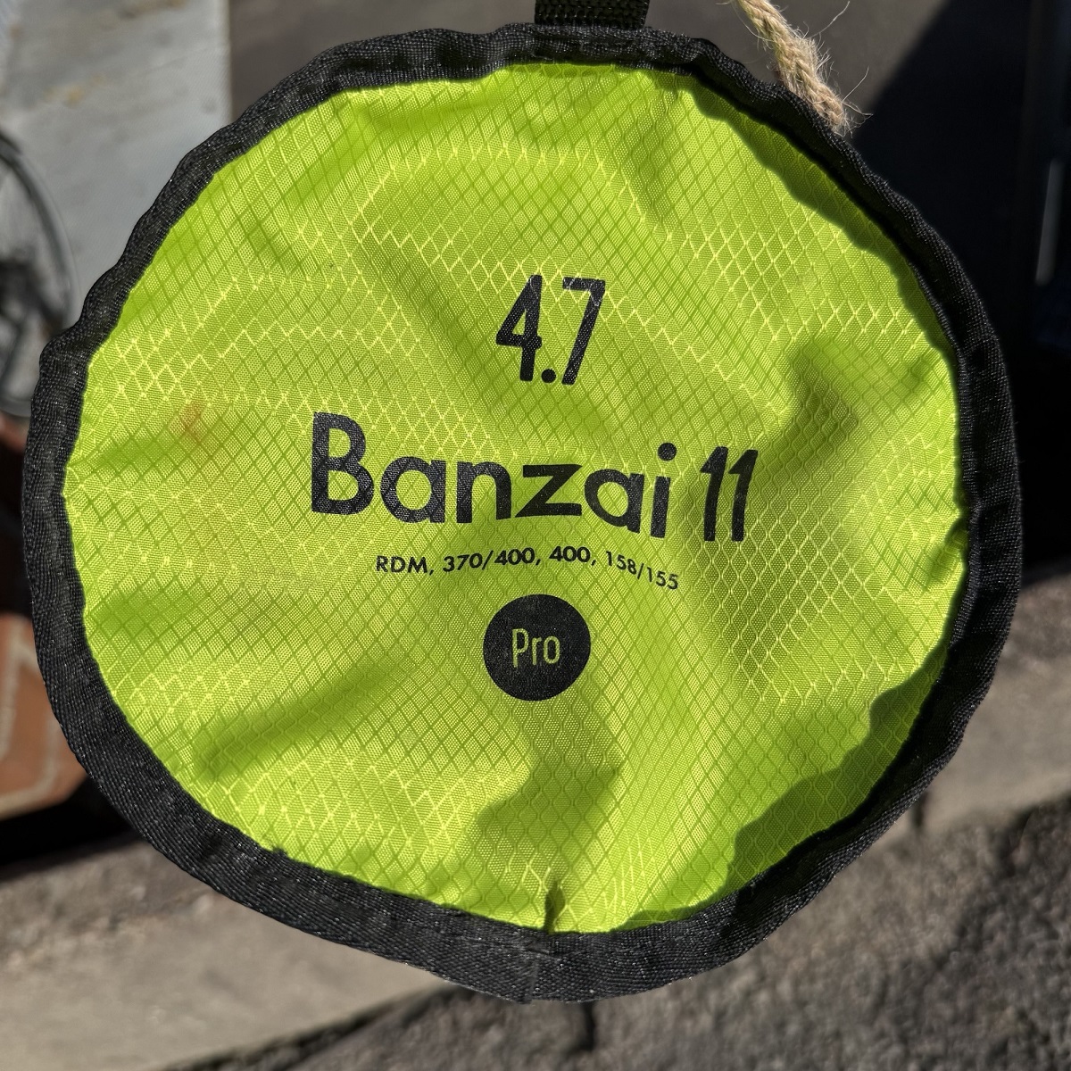 Begagnat vindsurfingsegel 4.7 Goya Banzai 11 Pro 2025 - 2