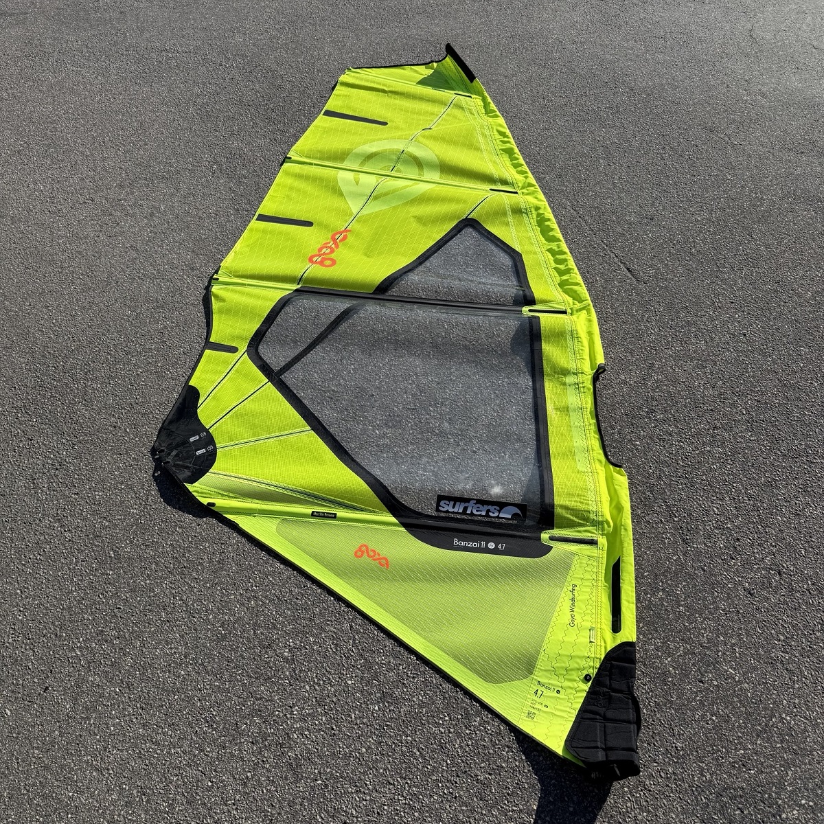 Begagnat vindsurfingsegel 4.7 Goya Banzai 11 Pro 2025