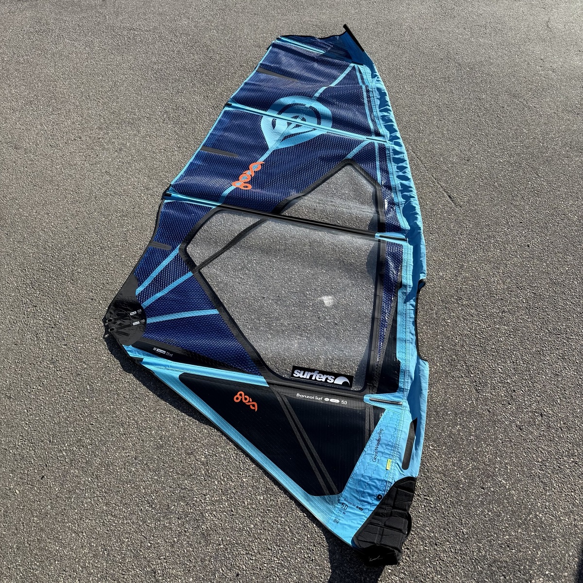 Begagnat vindsurfingsegel 5.0 Goya Banzai Surf Pro Carbon 2025