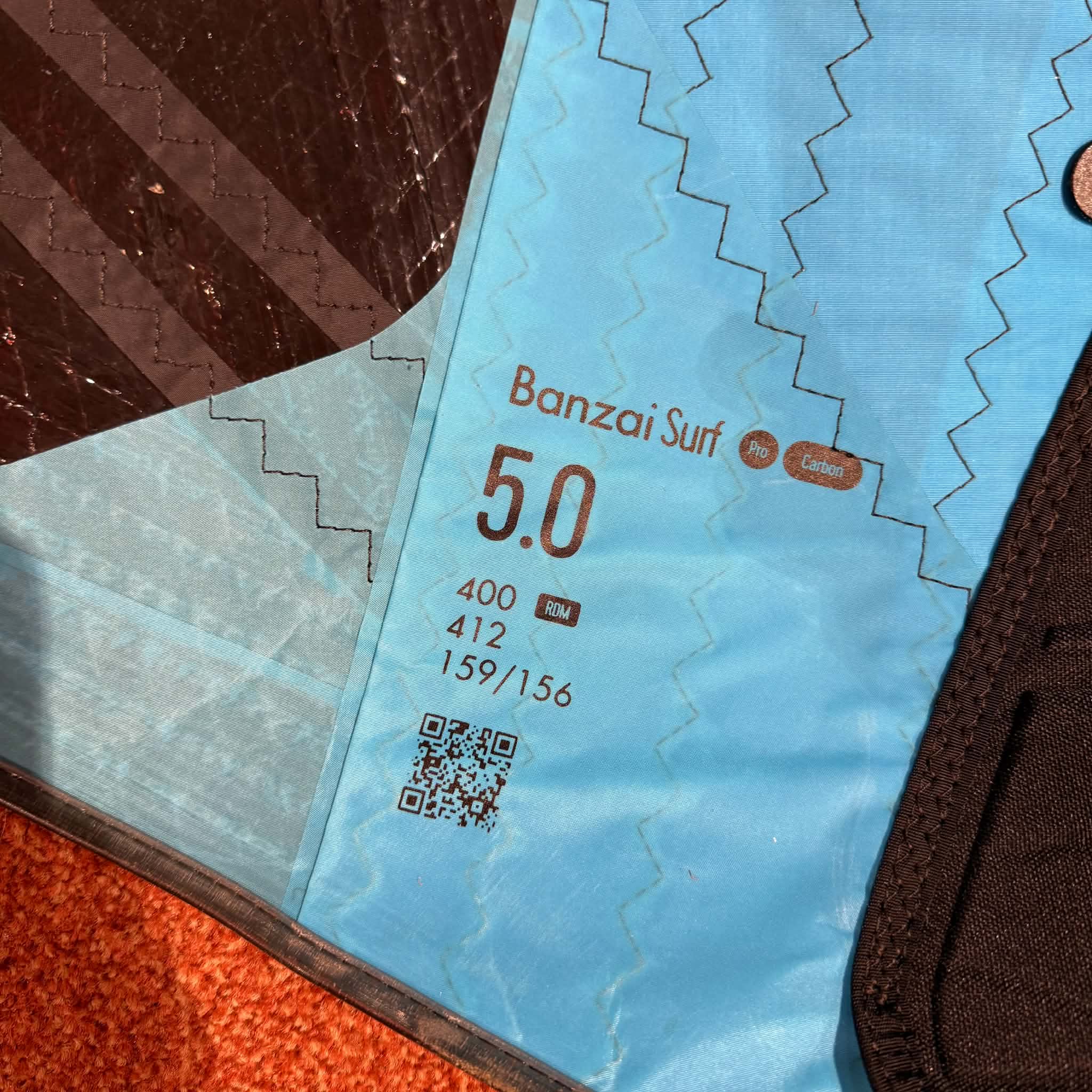 Begagnat vindsurfingsegel 5.0 Goya Banzai Surf Pro Carbon 2025 - 2