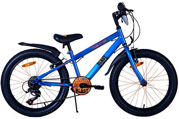 Barncykel Nerf 20 tum – 6 växlar Satin Blå för barn 6–8 år