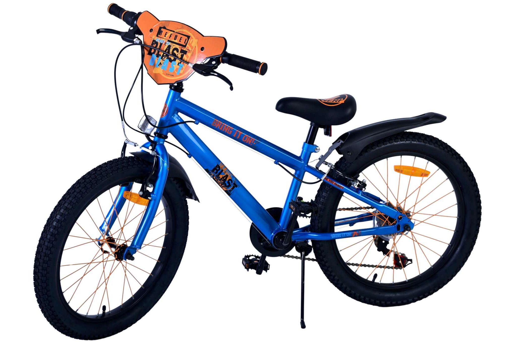 Barncykel Nerf 20 tum – 6 växlar Satin Blå för barn 6–8 år - 2