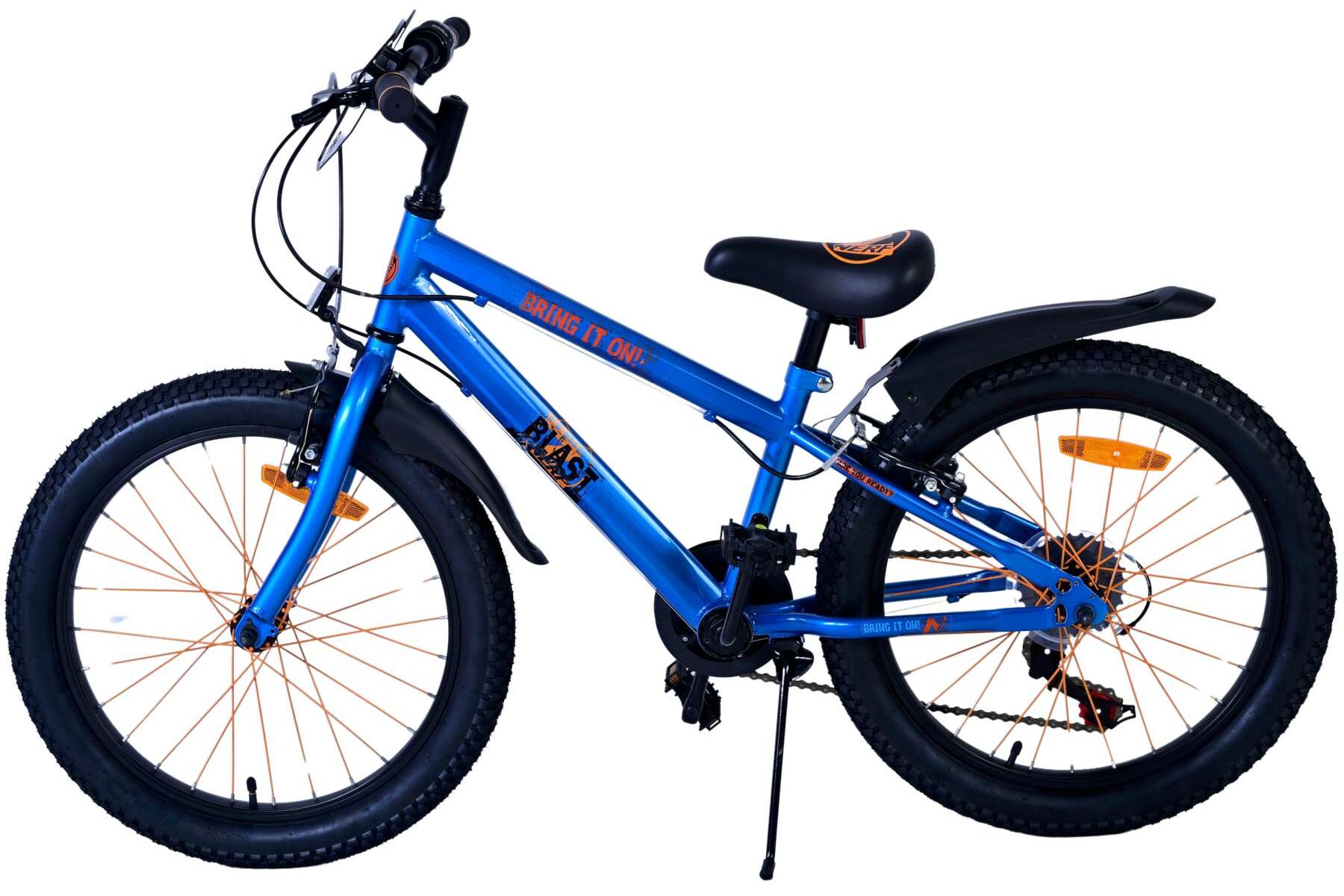 Barncykel Nerf 20 tum – 6 växlar Satin Blå för barn 6–8 år - 3