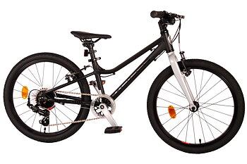 Barncykel Volare Dynamic 20 tum – 7 Växlar Matt Svart för barn 6–8 år