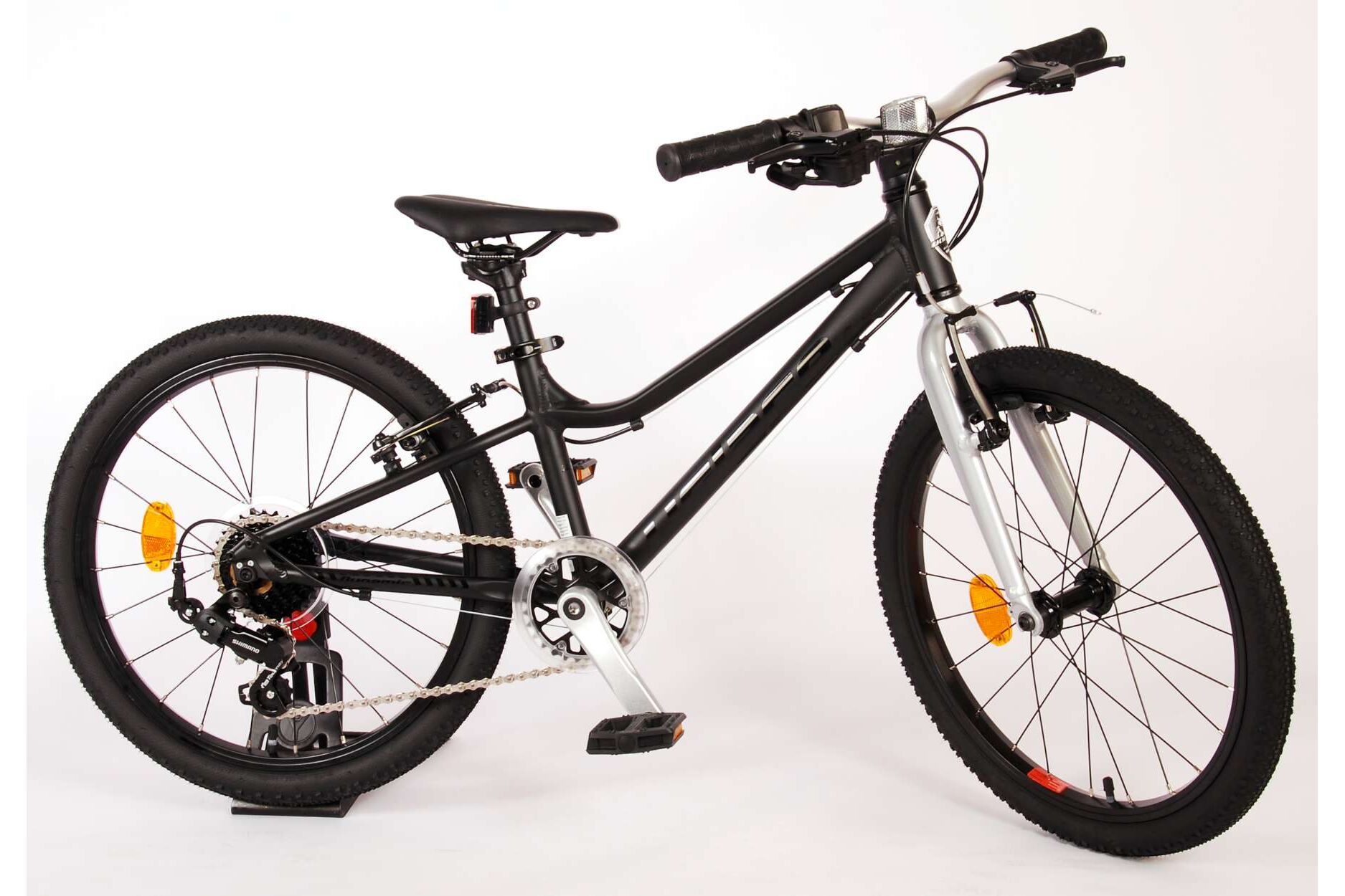 Barncykel Volare Dynamic 20 tum – 7 Växlar Matt Svart för barn 6–8 år - 2