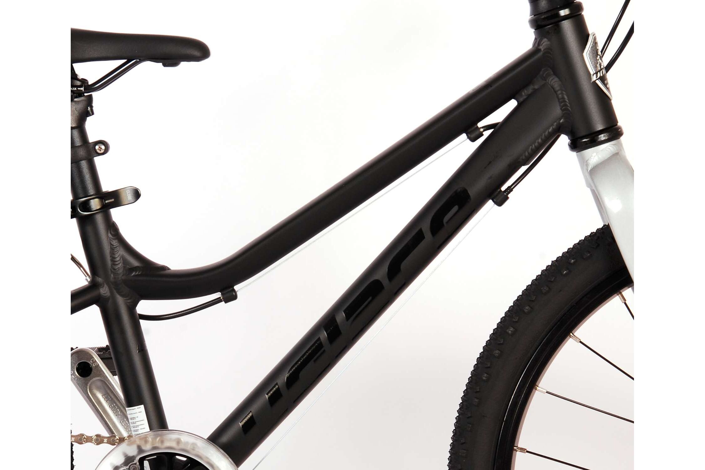 Barncykel Volare Dynamic 20 tum – 7 Växlar Matt Svart för barn 6–8 år - 7