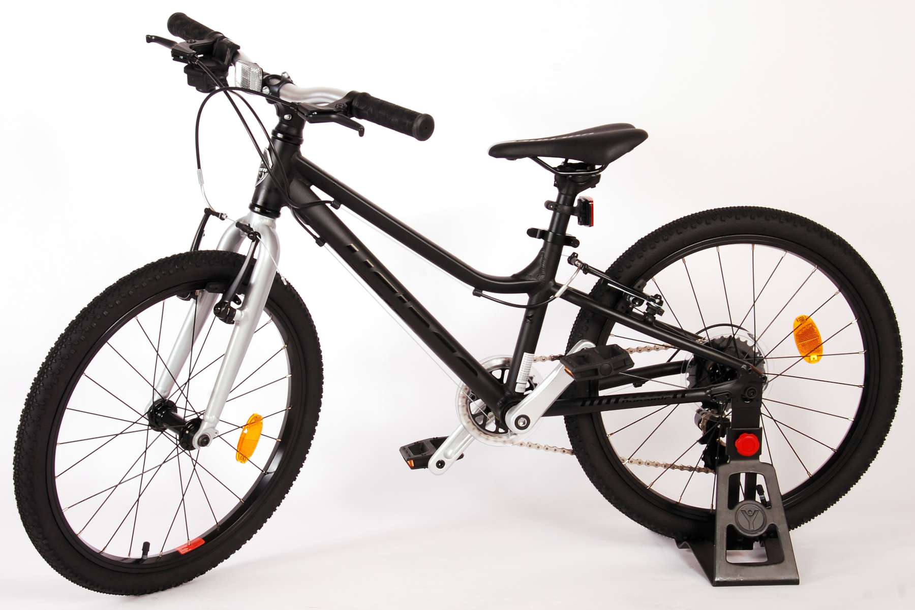 Barncykel Volare Dynamic 20 tum – 7 Växlar Matt Svart för barn 6–8 år - 3