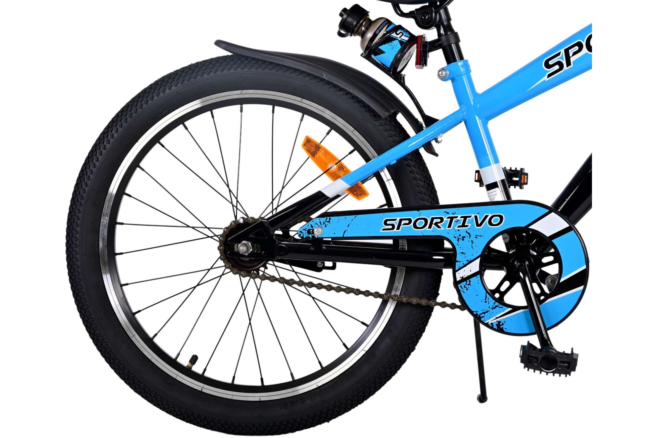 Barncykel Volare V2 Sportivo 20 tum – Blå för barn 6–8 år - 2