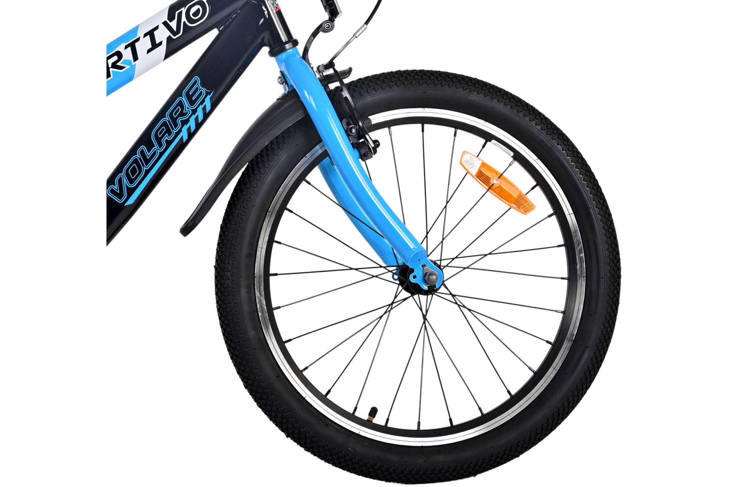 Barncykel Volare V2 Sportivo 20 tum – Blå för barn 6–8 år - 3