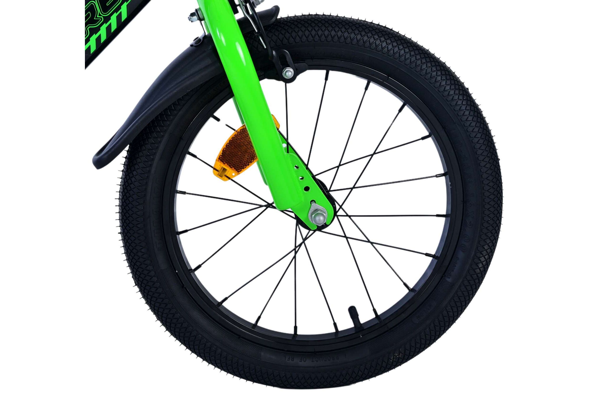 Barncykel Volare Sportivo 16 tum – Grön för barn 4–6 år - 4