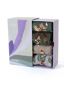 Presenttips! Bambustrumpor med vintertema