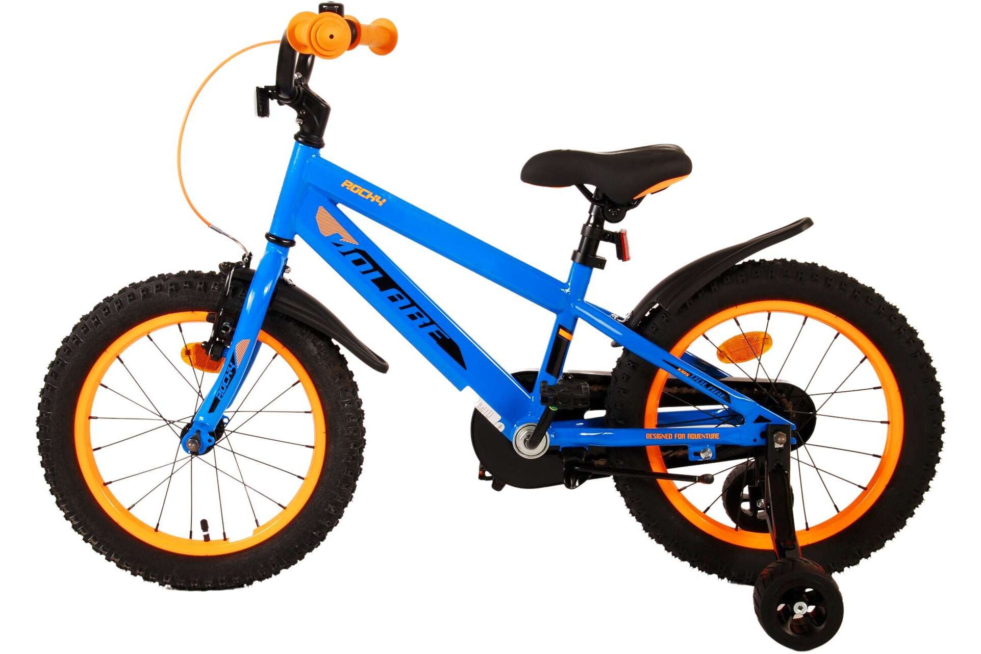 Barncykel Volare Rocky 16 tum – Blå för barn 4–6 år - 4