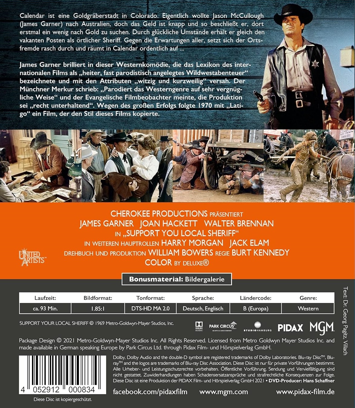 Support Your Local Sheriff (ej svensk text) (Blu-ray) - 2
