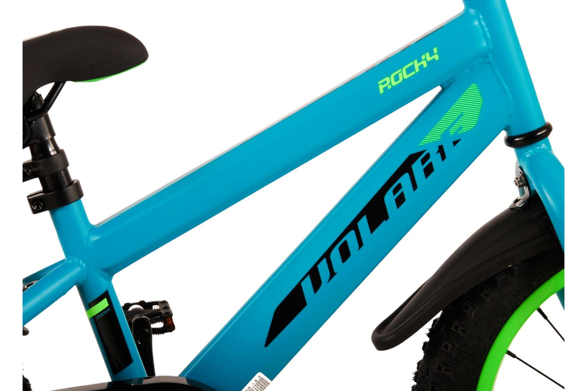 Barncykel Volare Rocky 16 tum – Grön för barn 4–6 år - 6