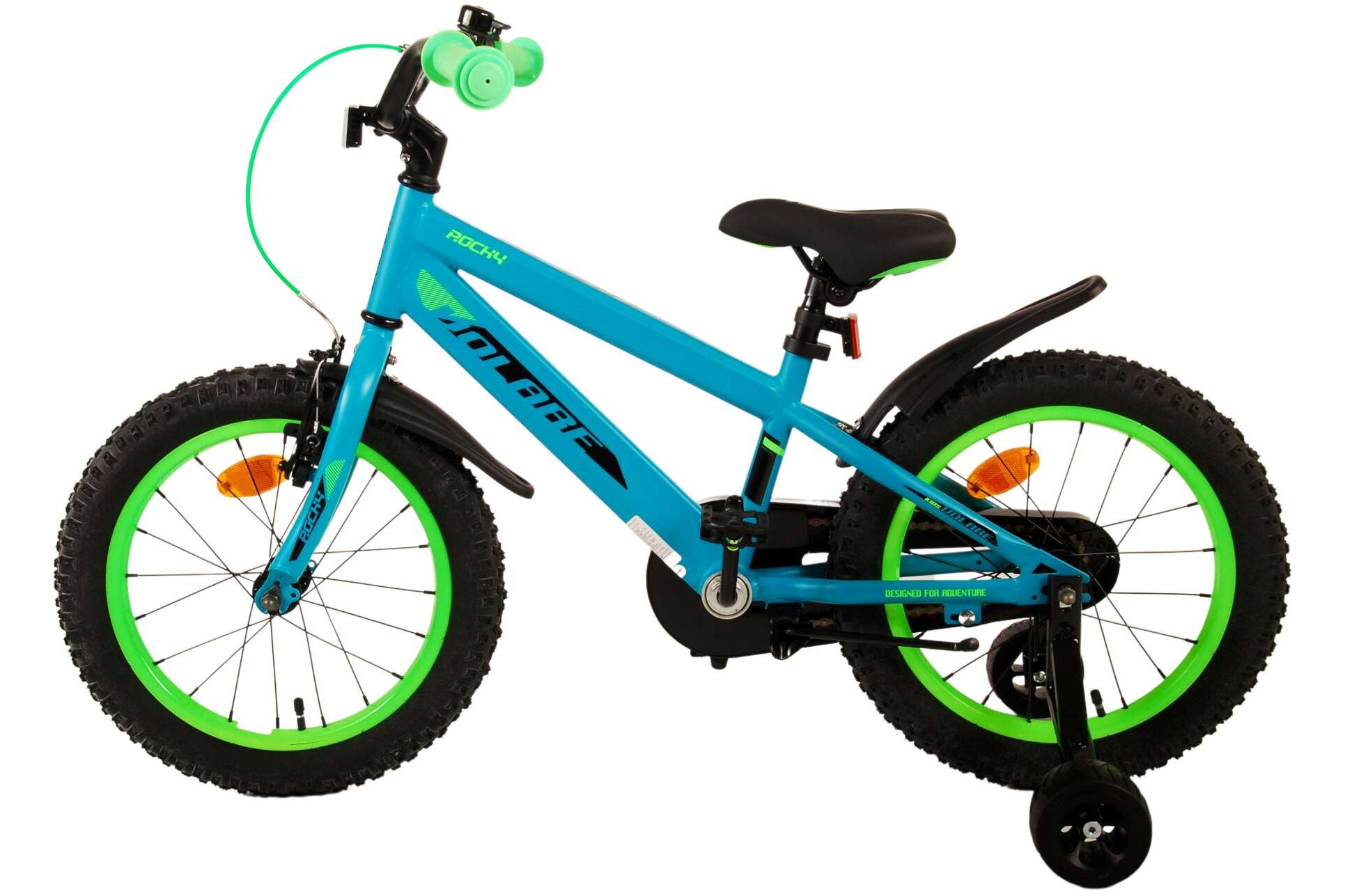 Barncykel Volare Rocky 16 tum – Grön för barn 4–6 år - 12