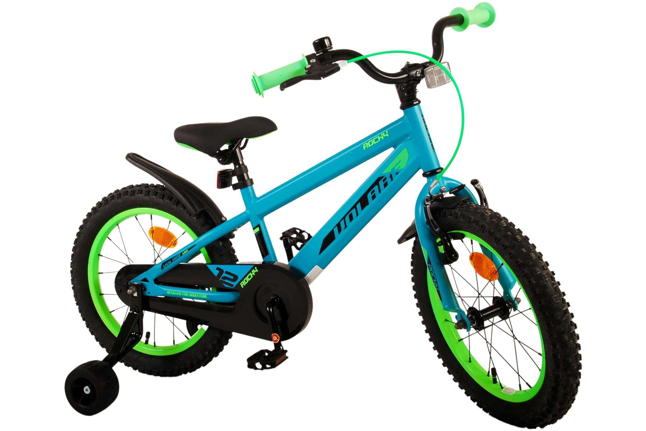 Barncykel Volare Rocky 16 tum – Grön för barn 4–6 år - 2
