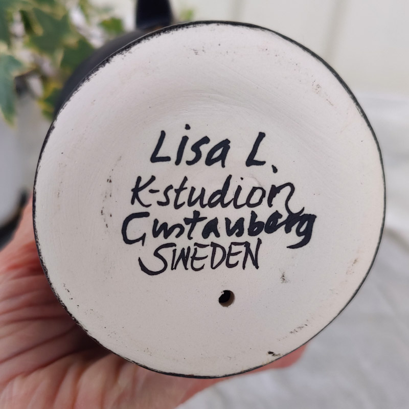 Fågel Fingal svart av Lisa Larson - 4