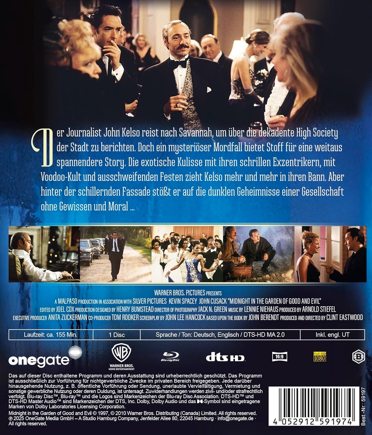 Midnight In the Garden of Good And Evil (ej svensk text) (Blu-ray) - 2
