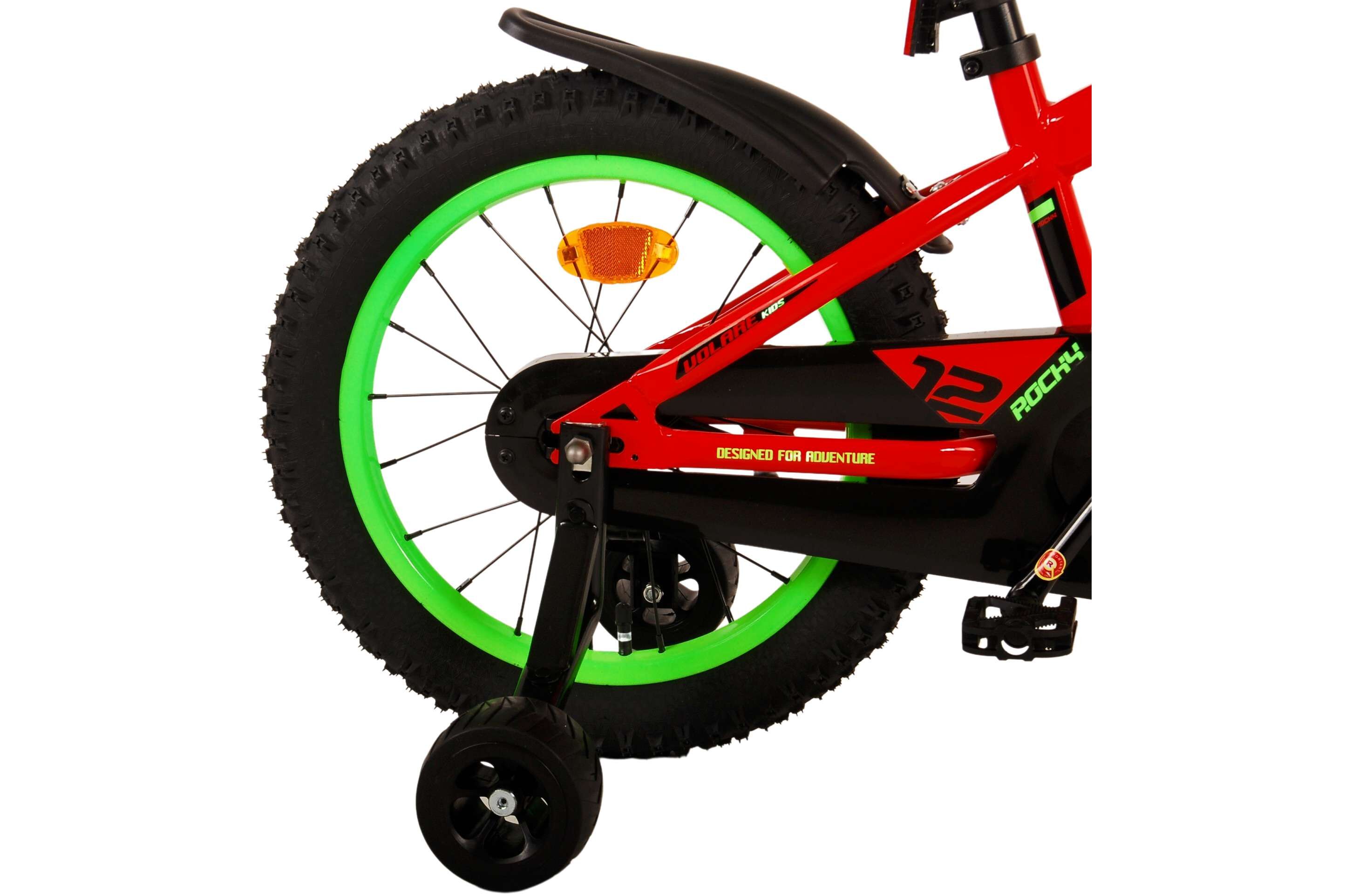 Barncykel Volare Rocky 16 tum – Röd för barn 4–6 år - 3