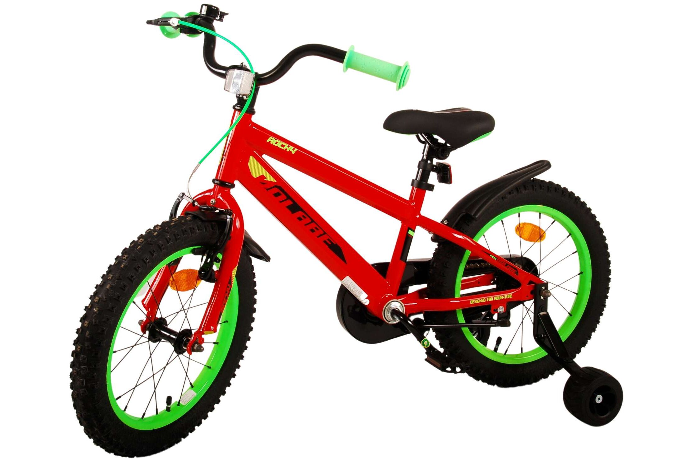 Barncykel Volare Rocky 16 tum – Röd för barn 4–6 år - 13