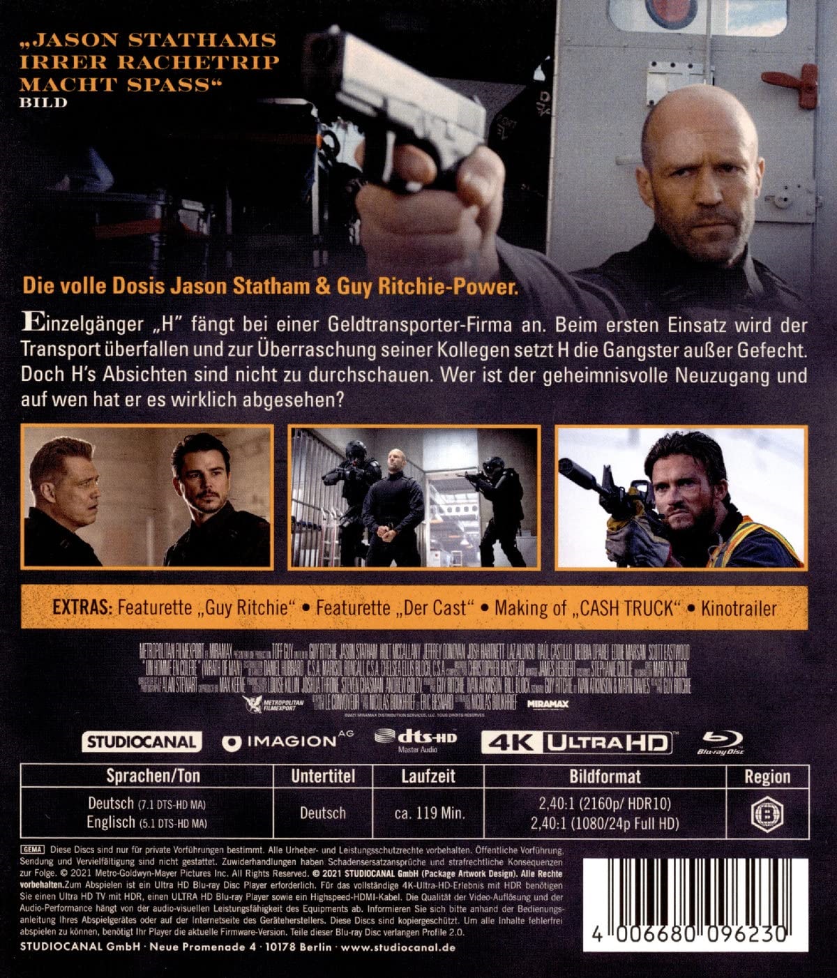 Wrath of Man (ej svensk text) (4K Ultra HD + Blu-ray) - 2