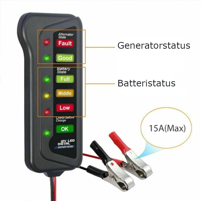 Batteritestare/generator-testare 12 Volt - 3