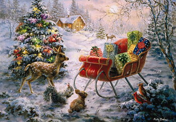 German Advent Calendar A4 Tis' the Night before Xmas