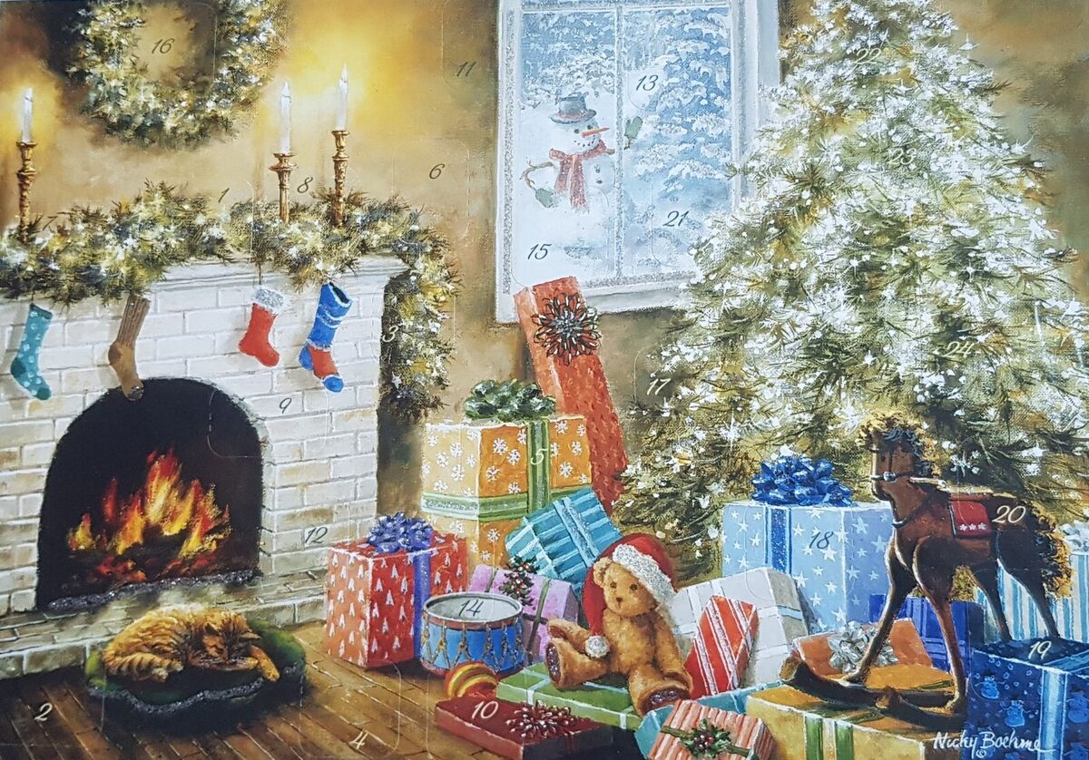 Adventskalender A4 - Julafton