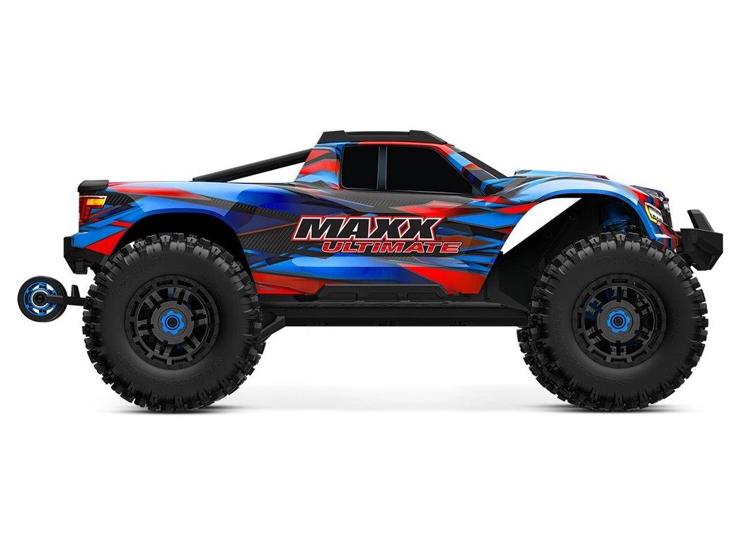 Traxxas MAXX Ultimate VXL-4s 4WD 1/10 RTR TQi TSM Blå - 3