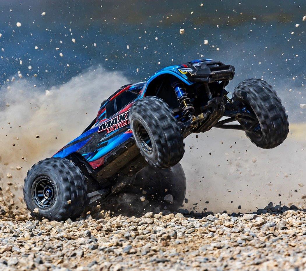 Traxxas MAXX Ultimate VXL-4s 4WD 1/10 RTR TQi TSM Blå - 23