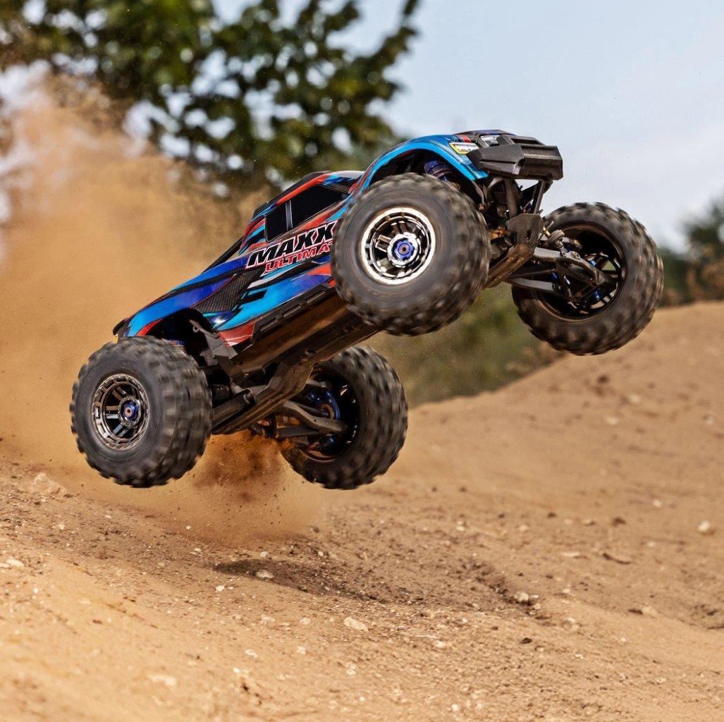 Traxxas MAXX Ultimate VXL-4s 4WD 1/10 RTR TQi TSM Blå - 21
