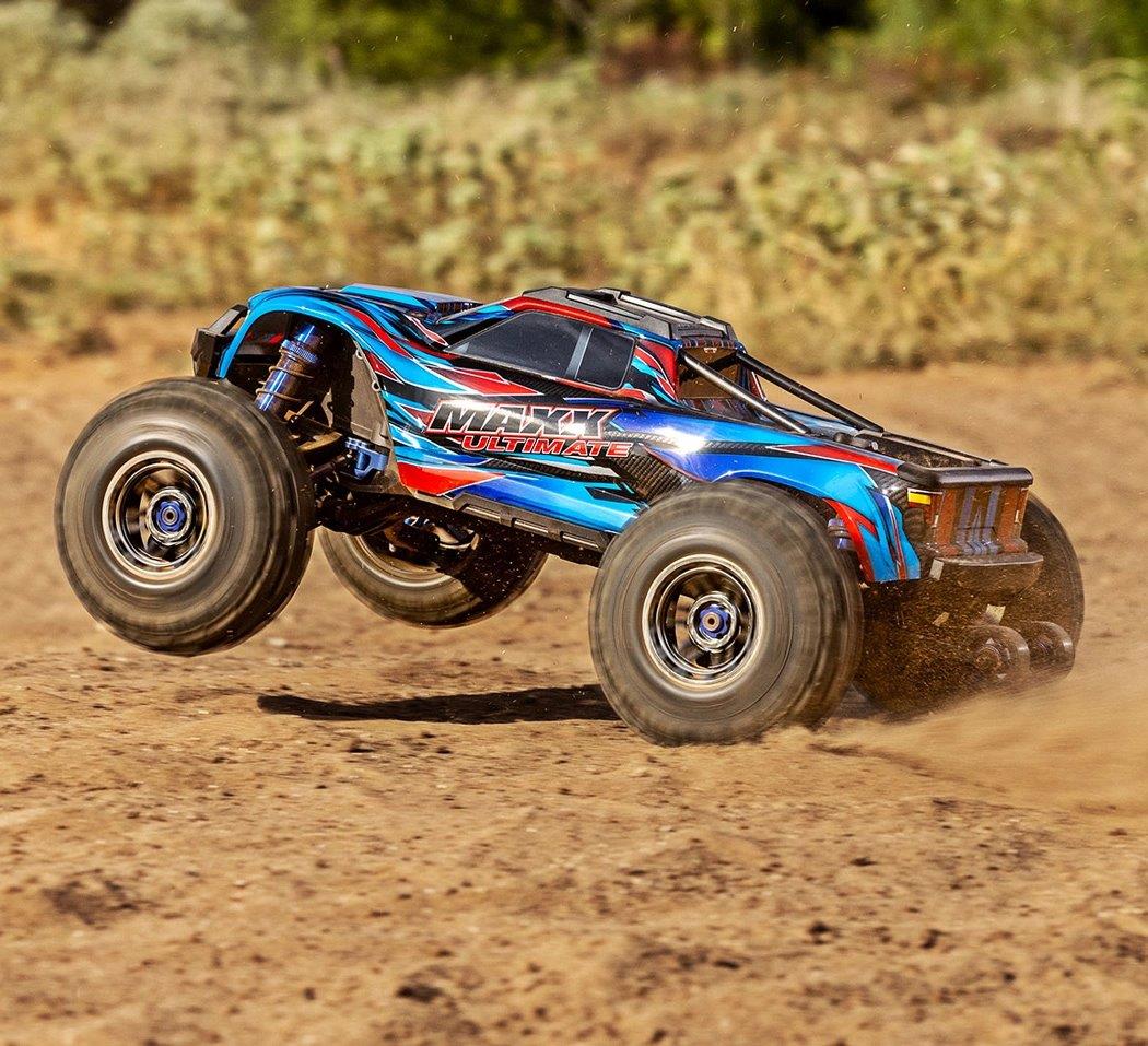 Traxxas MAXX Ultimate VXL-4s 4WD 1/10 RTR TQi TSM Blå - 18